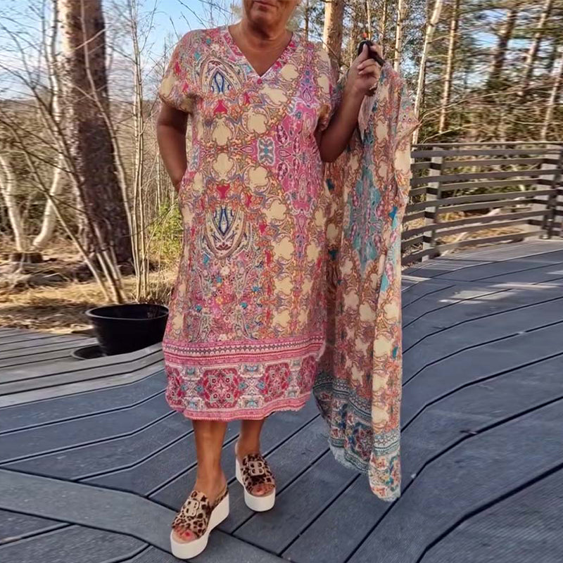 Ailina - Prachtige dames zomerjurk