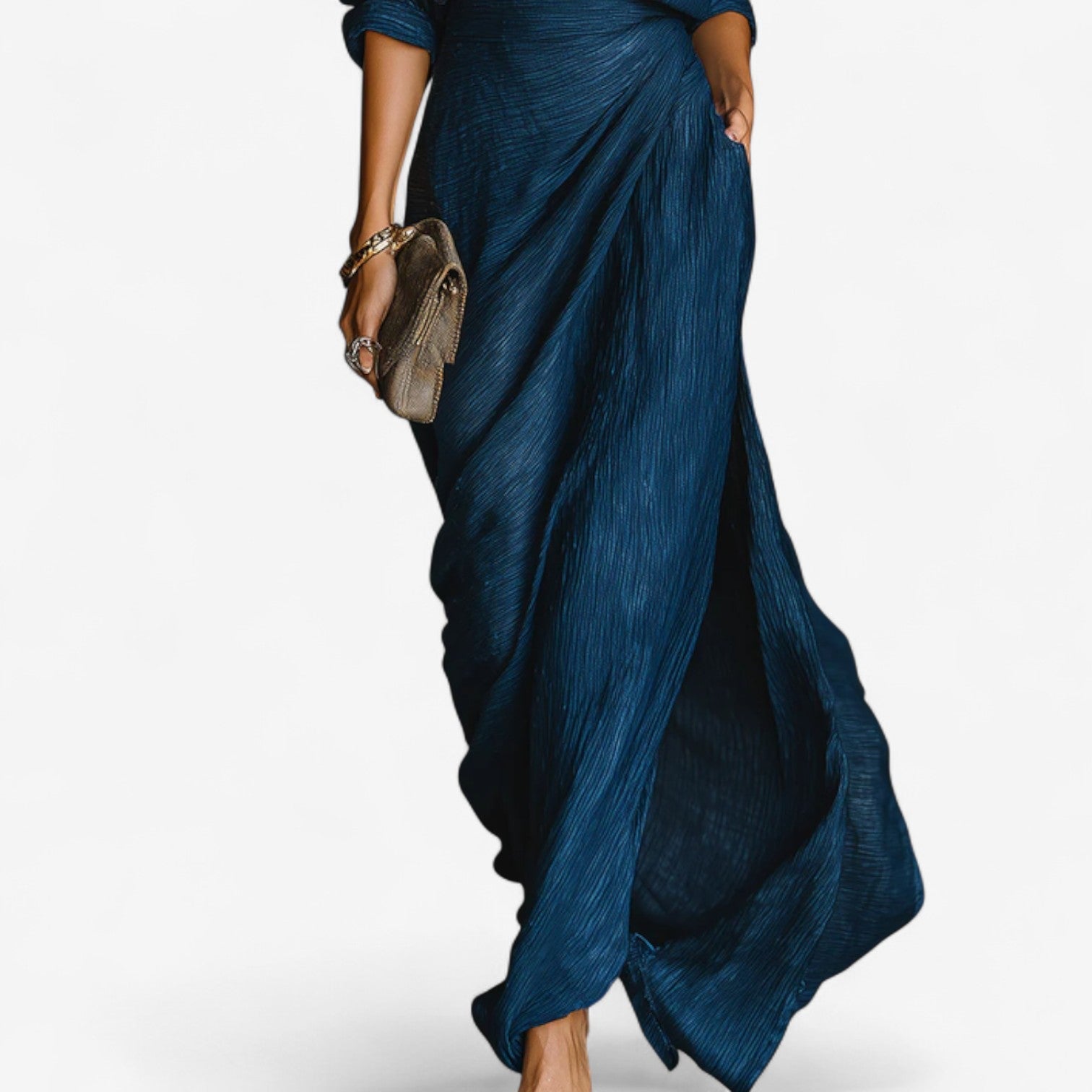 Tavianne - Lange Maxi Jurk Oceaan