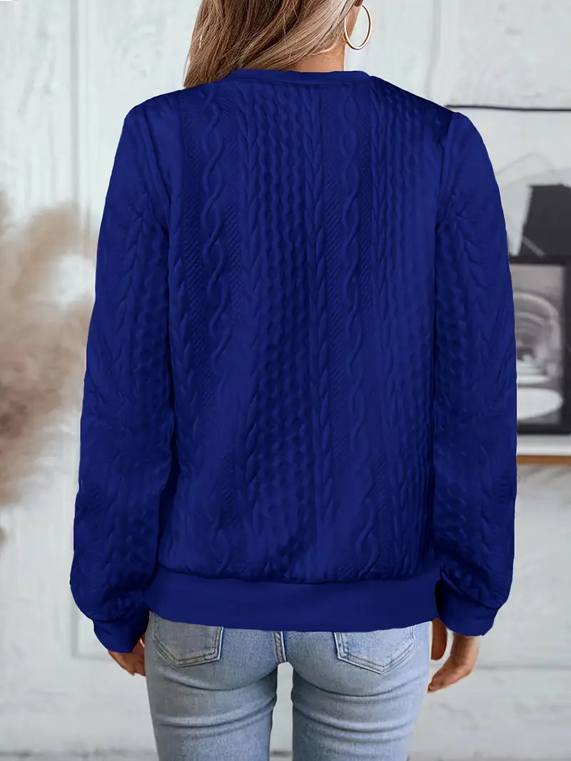 Elanisse - Casual damesjas met baseballkraag, ritssluiting, gestructureerde stof