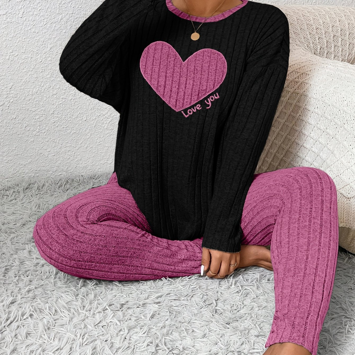 Javelle - Set Loungewear Hart Comfort Relax