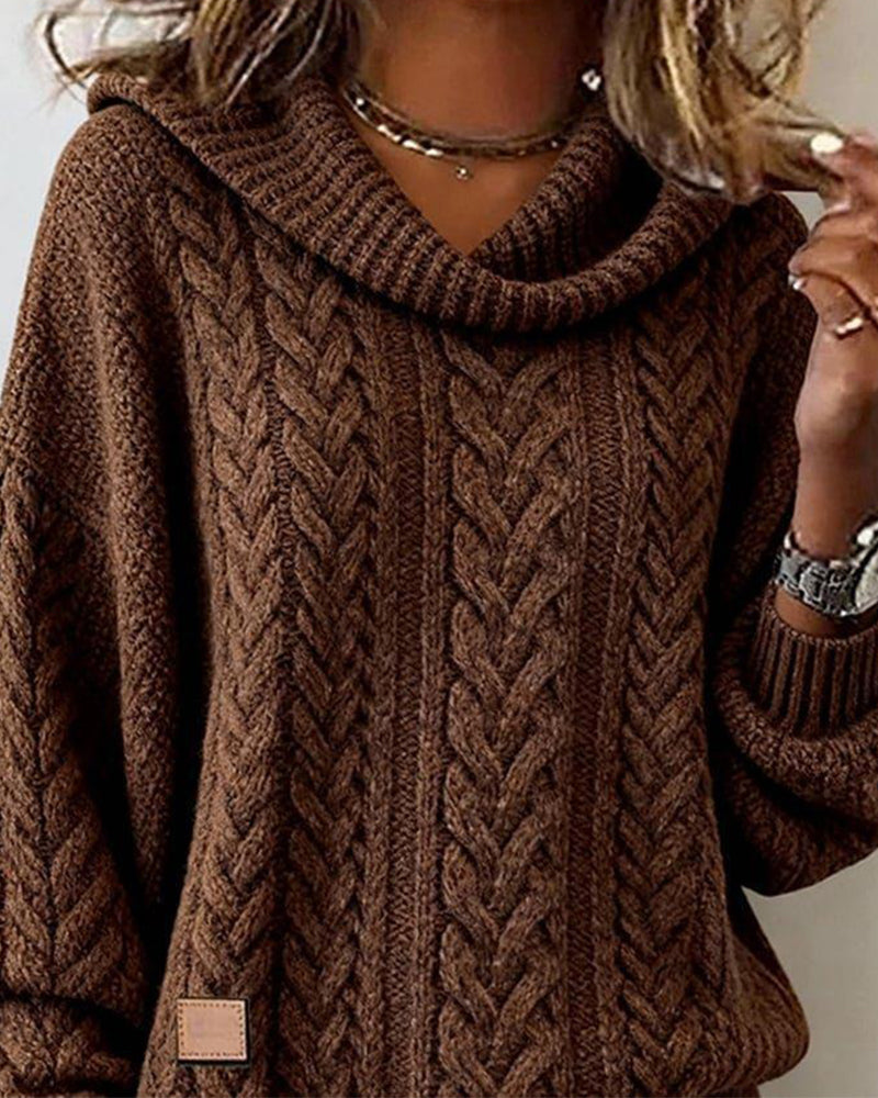 Jelyra - Trui en Gebreide Twist met Gezellige Charme