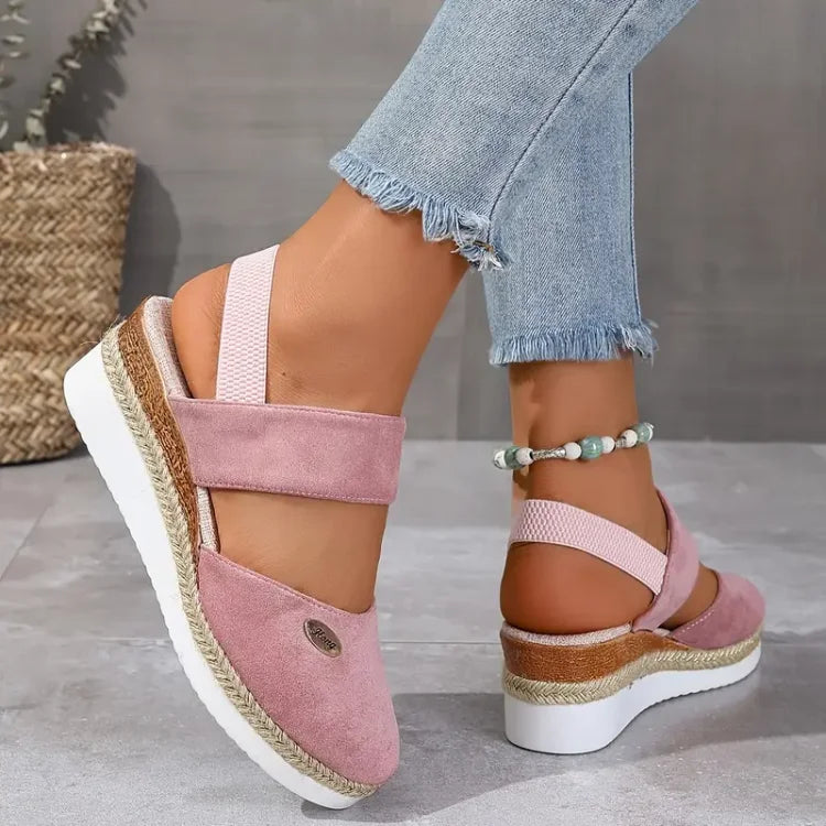 Lioraelle - Orthopedische sandalen met platform, geventileerd en casual