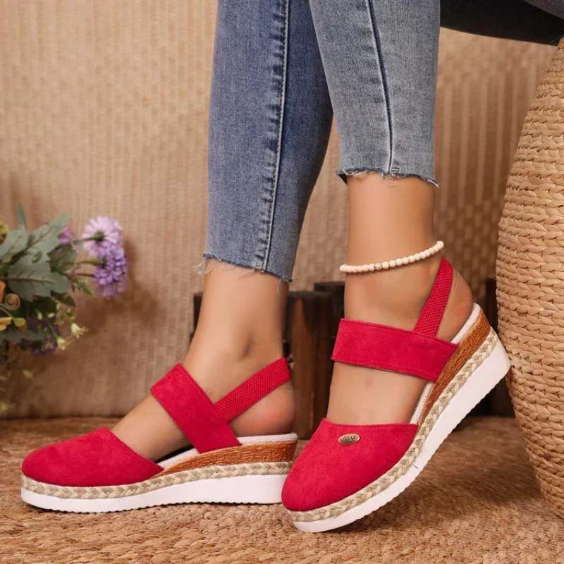 Lioraelle - Orthopedische sandalen met platform, geventileerd en casual