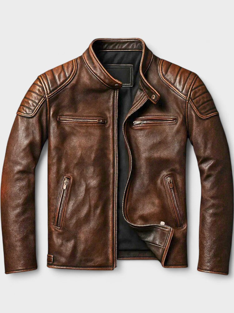 Xavier - Vintage Leren Jas voor Mannen