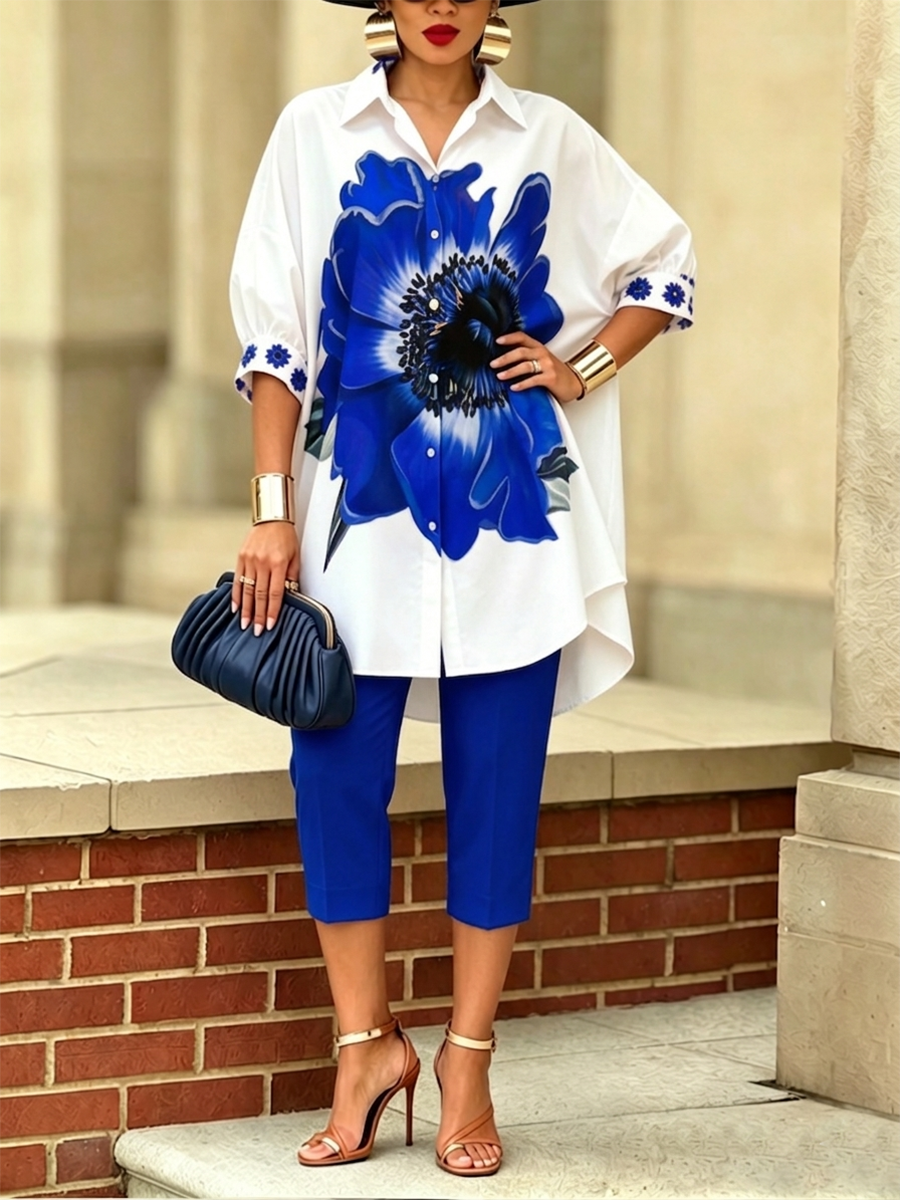 Jexira - Vrouwen top met Bloemenprint