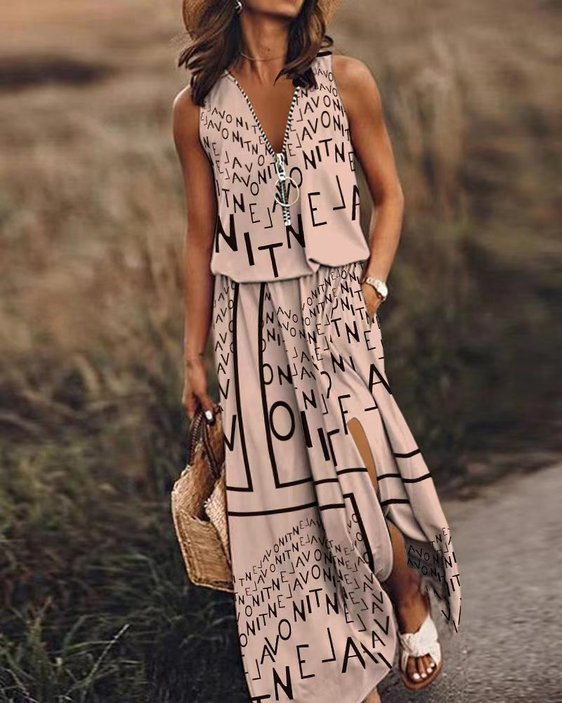 Pavina - Elegante jurk met print voor dames