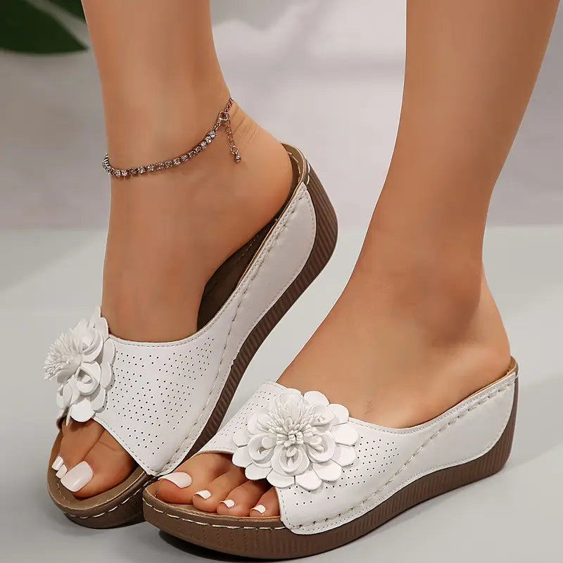 Nirelle - Sandalen met bloemen voor dames