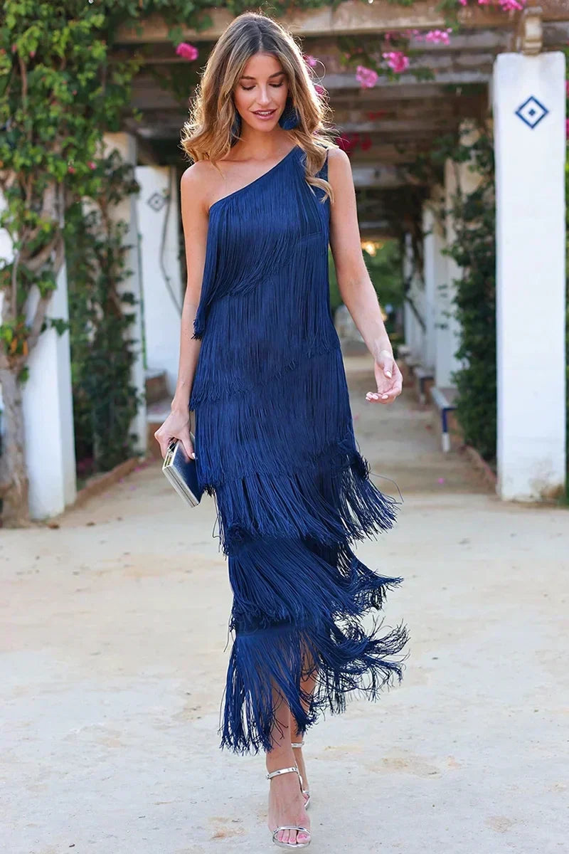 Carol️ - Unieke One-Shoulder Jurk