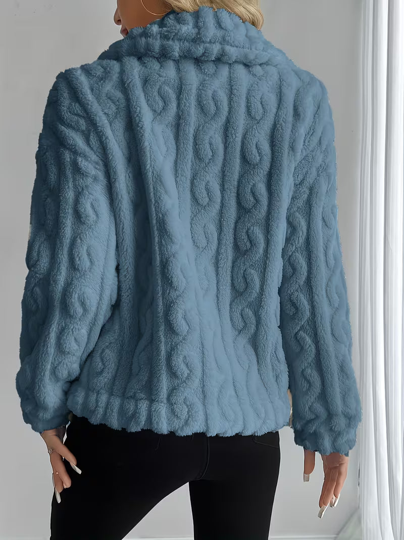 Nelle - Teddyjas voor dames met knopen