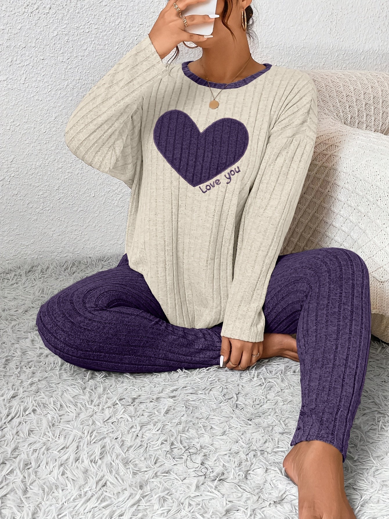 Javelle - Set Loungewear Hart Comfort Relax