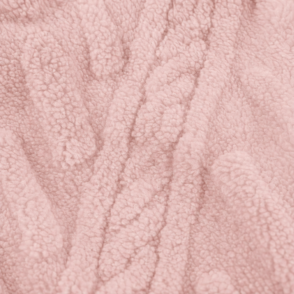 Rinske - Dames fleece trui met halve rits en kangoeroezak