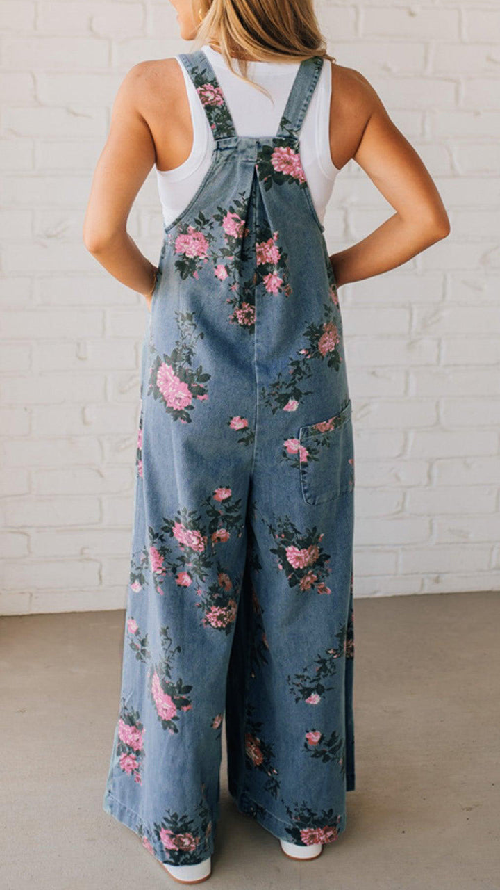 Elaria - Dames-Jumpsuit met print en zakken