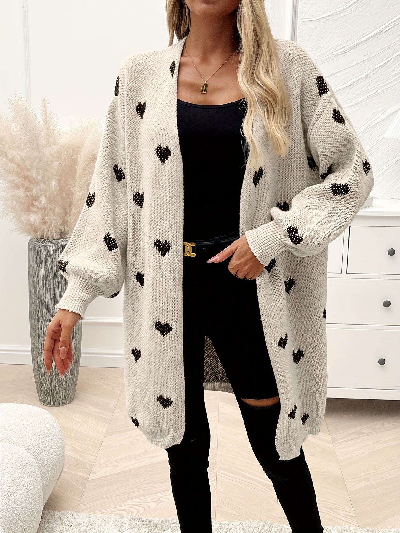 Noretta - Cardigan Tricot Hart Casual