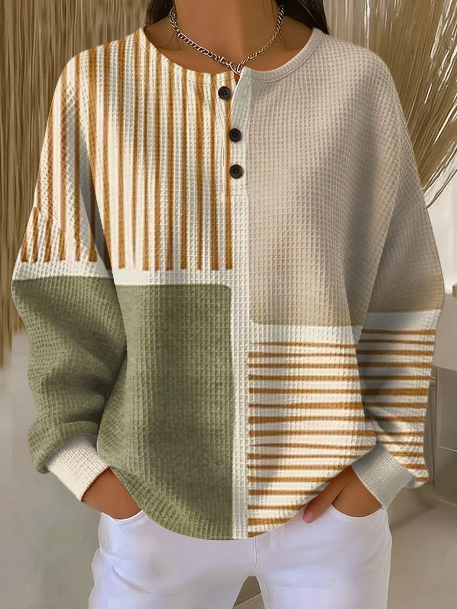 Delvarina - Elegante Casual Trui voor Koude Dagen