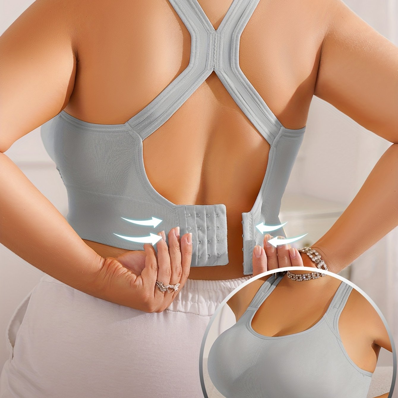 Vittoria - Sportbeha Plus Size met verwijderbare pads en verstelbare bandjes