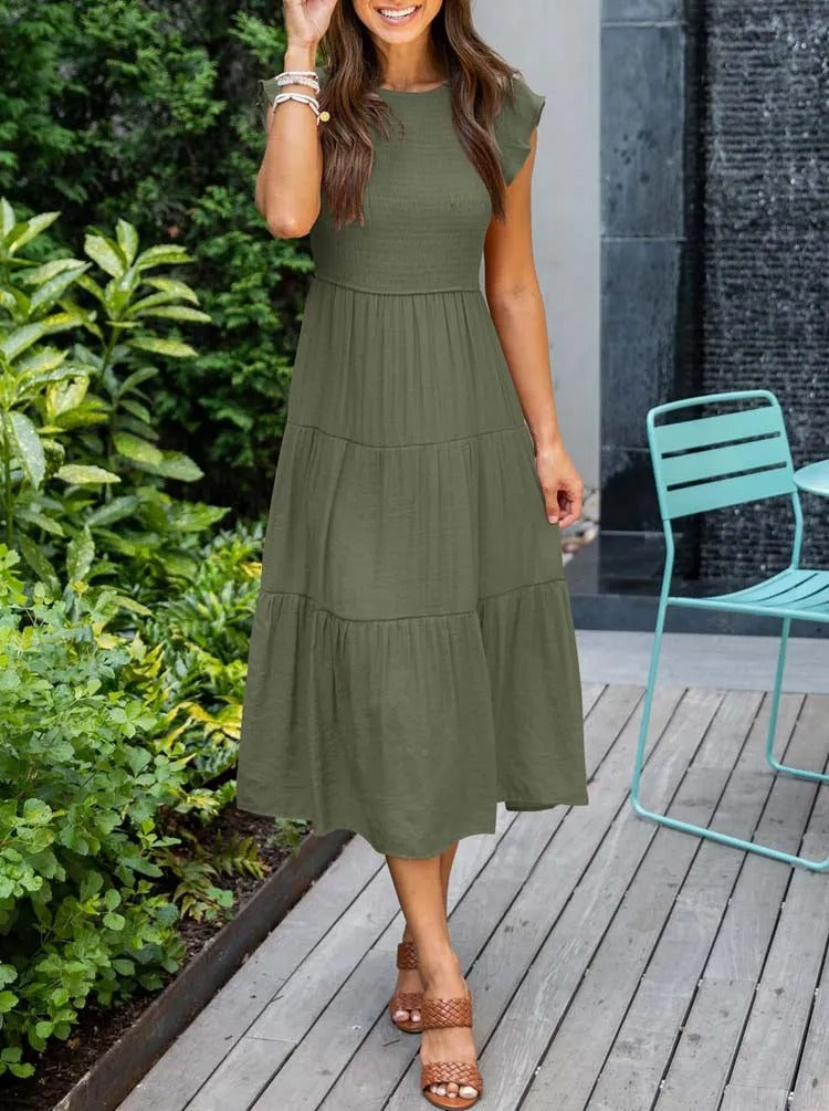 SANDY- COMFORTABELE MAXI JURK