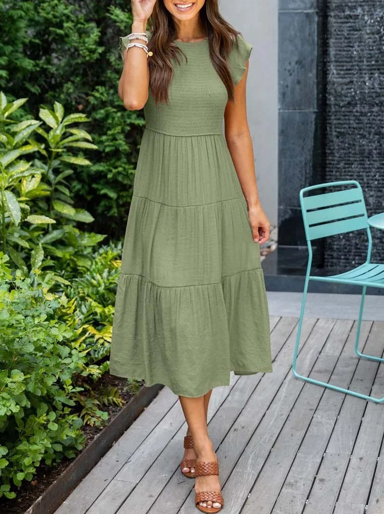 SANDY- COMFORTABELE MAXI JURK