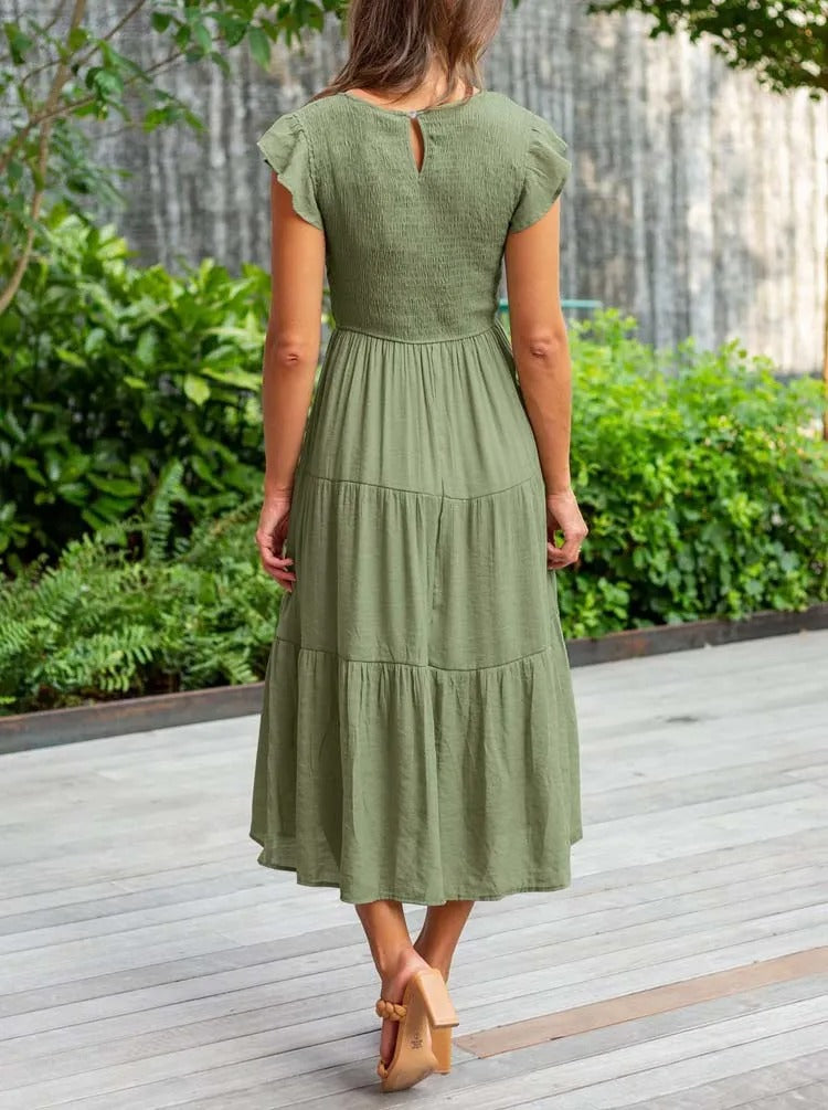 SANDY- COMFORTABELE MAXI JURK