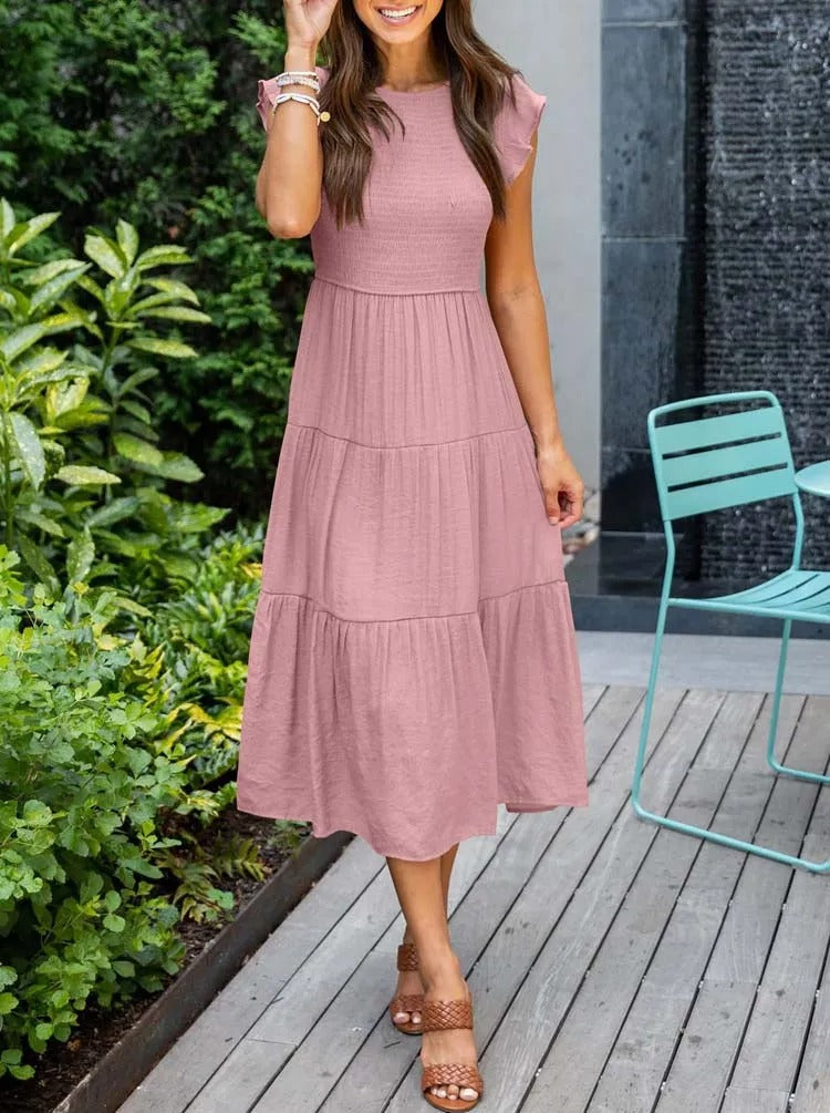 SANDY- COMFORTABELE MAXI JURK