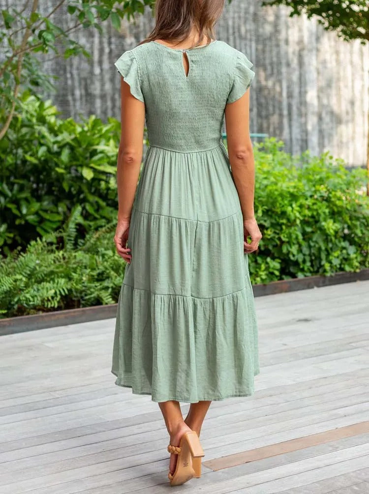 SANDY- COMFORTABELE MAXI JURK
