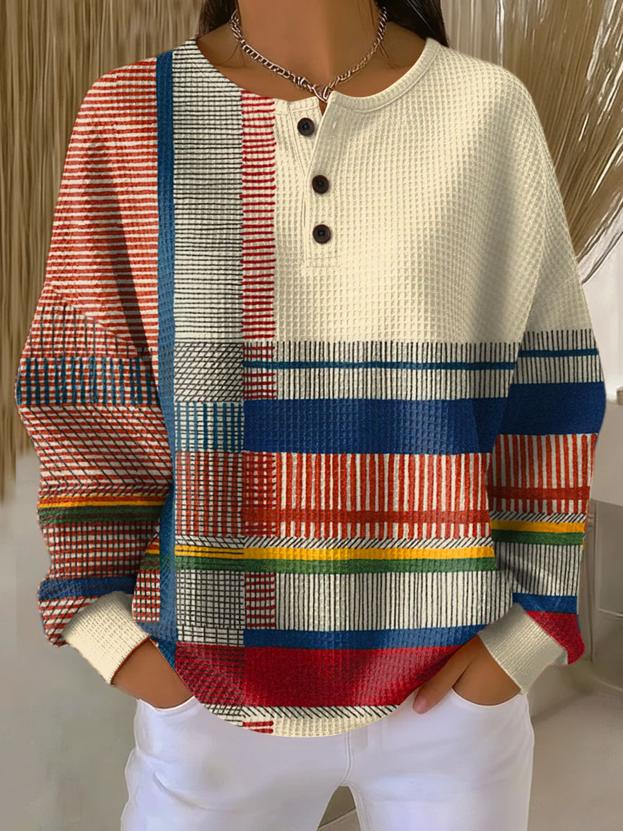 Delvarina - Elegante Casual Trui voor Koude Dagen