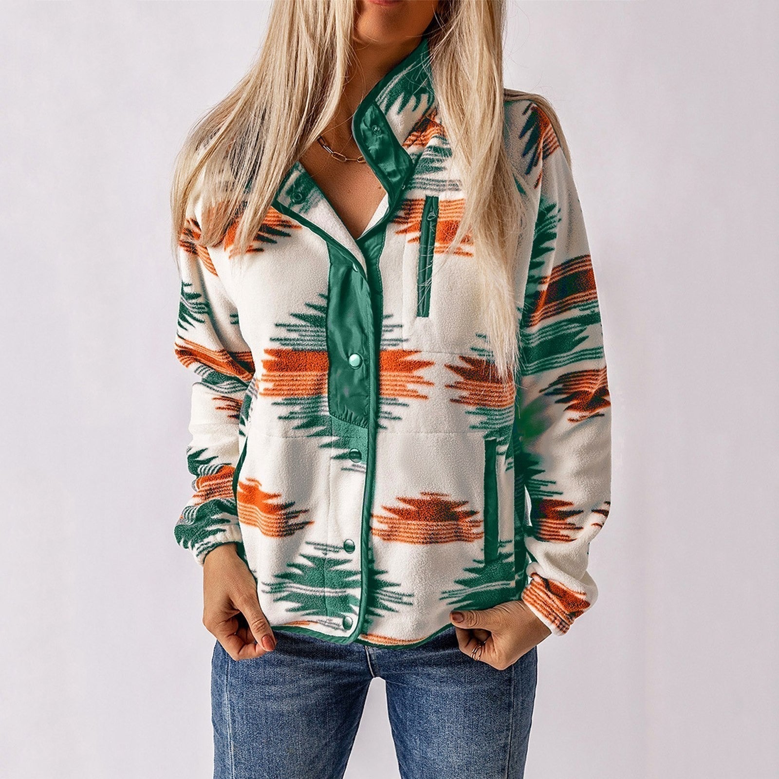 Vivian - Prachtige zomerjas met print