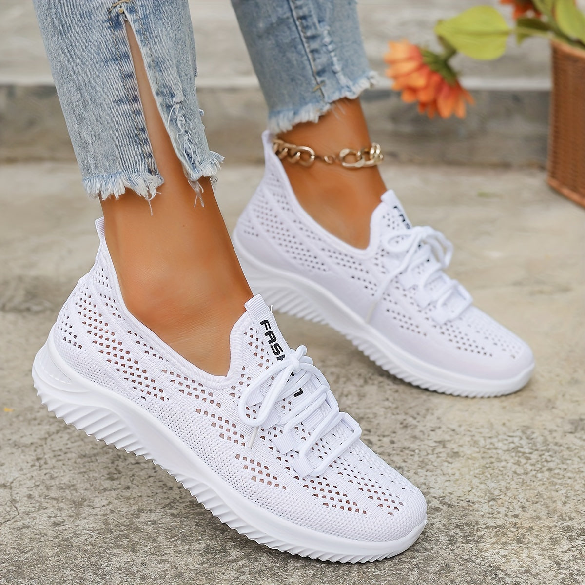 Fiorennae - Dames ademende orthopedische sneakers met schokabsorberende zool