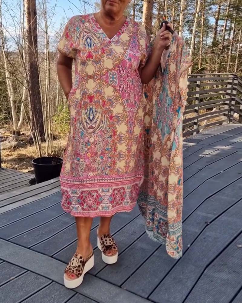 Ailina - Prachtige dames zomerjurk