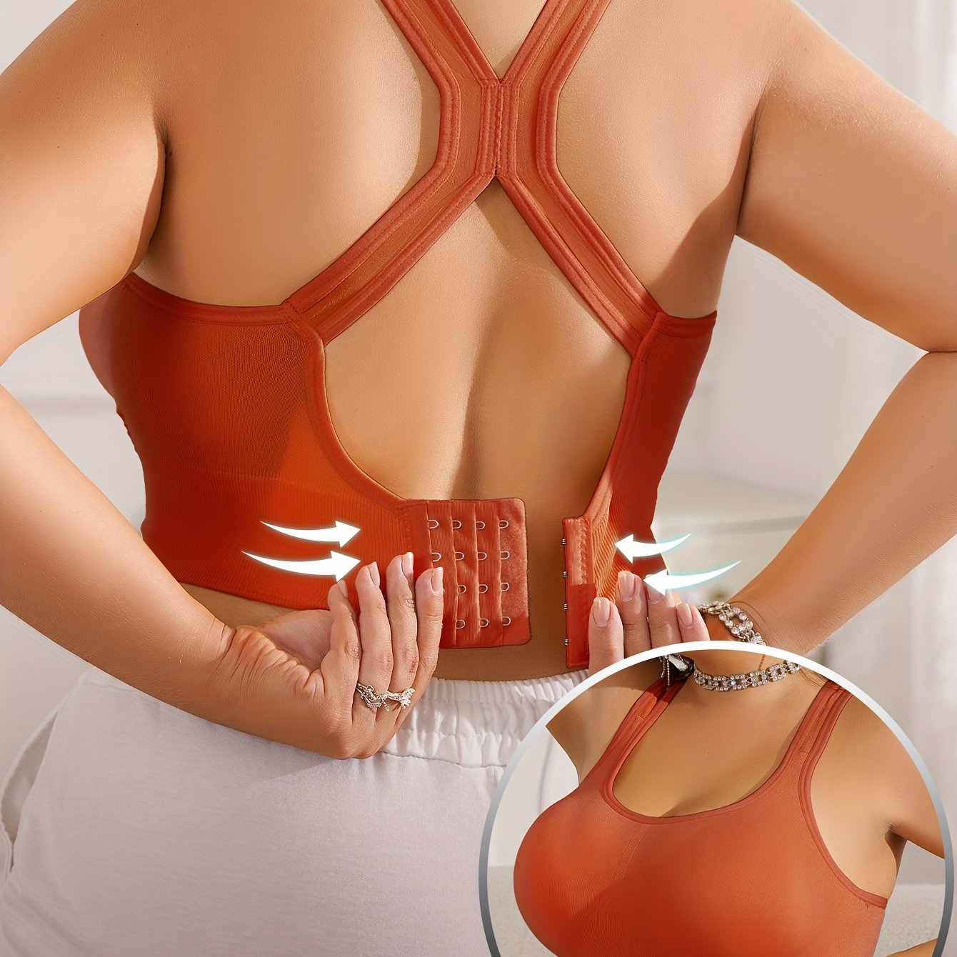 Vittoria - Sportbeha Plus Size met verwijderbare pads en verstelbare bandjes