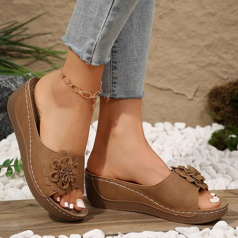 Nirelle - Sandalen met bloemen voor dames