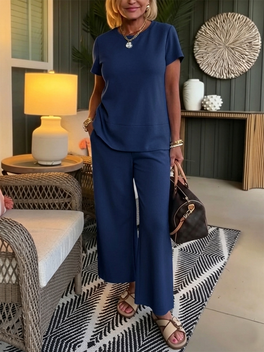 Kovirae - Minimalistische Vrouwelijke Set Vloeibaar Comfortabel Elegant Voor Dagelijks Gebruik
