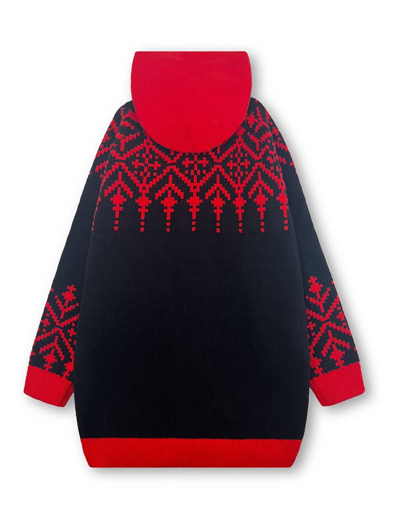 Isaralisse - Oversized Winterprint Mantel