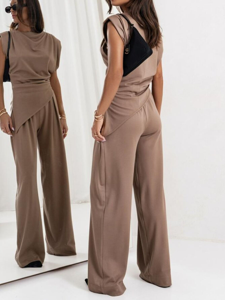Faylira - Elegante set met mouwloze top en broek