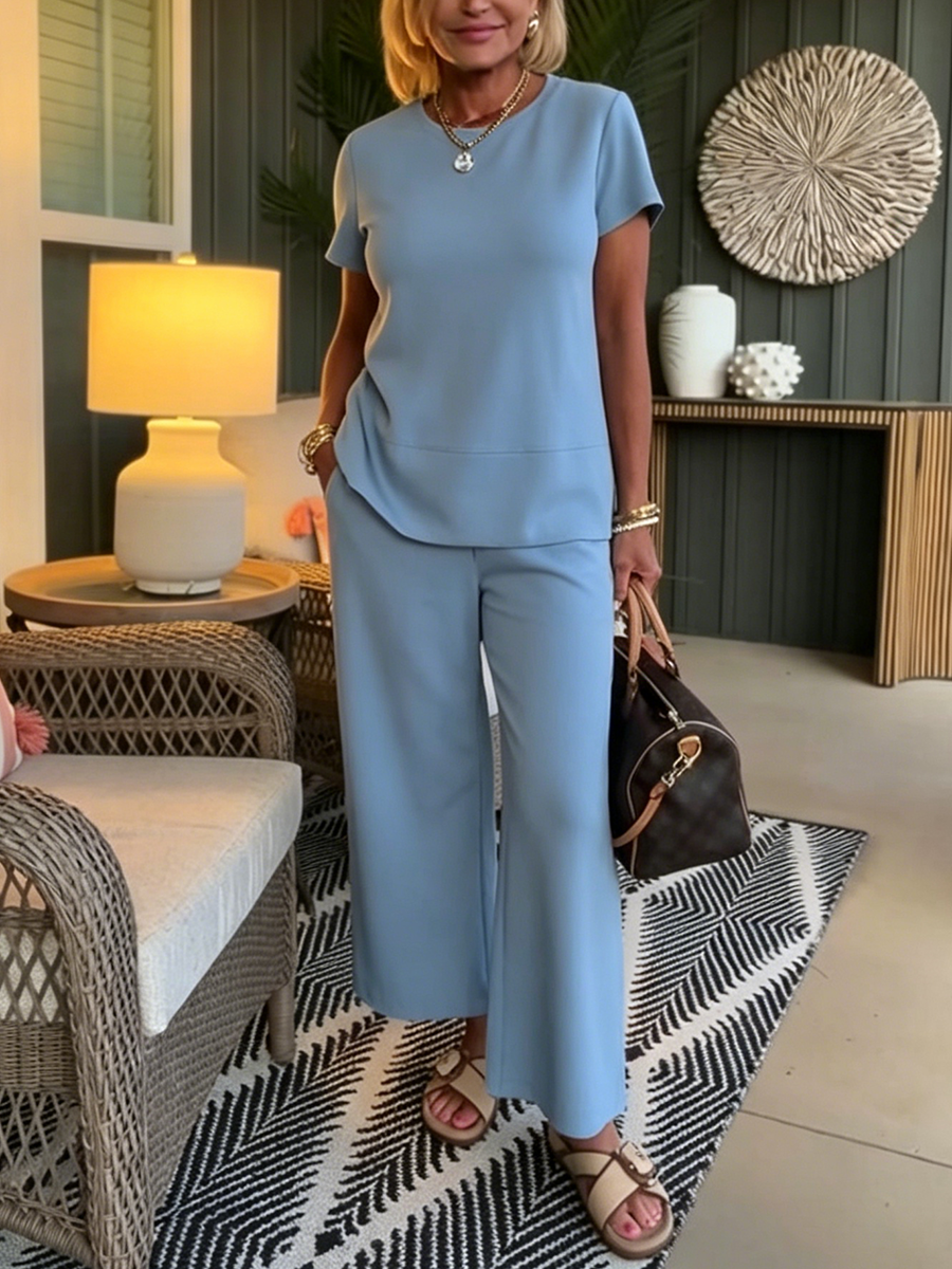 Kovirae - Minimalistische Vrouwelijke Set Vloeibaar Comfortabel Elegant Voor Dagelijks Gebruik