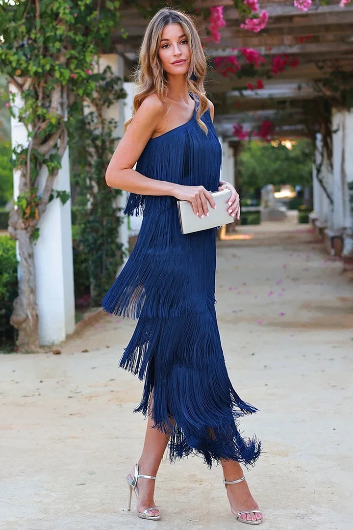 Carol️ - Unieke One-Shoulder Jurk