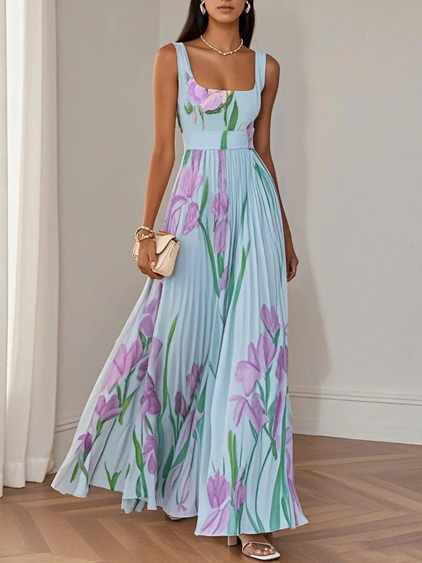 Roselitha - Elegante Bloemige Maxi Dress