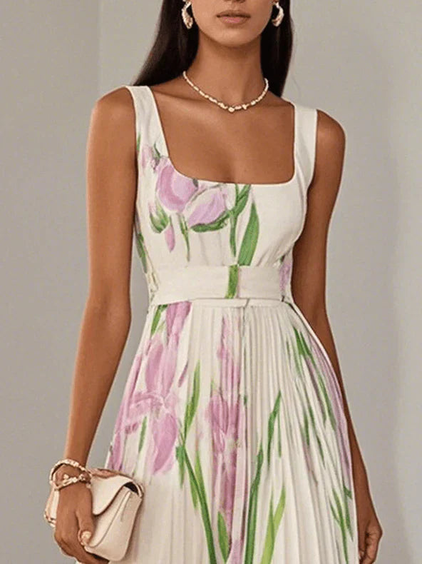 Roselitha - Elegante Bloemige Maxi Dress