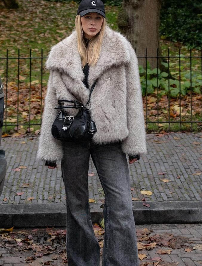 Amelie - Faux Fur Jas voor vrouwen