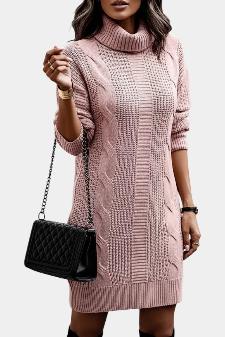 Elinora - Trui Jurk Met Col