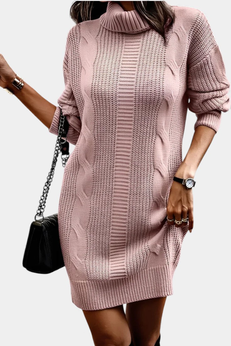 Elinora - Trui Jurk Met Col