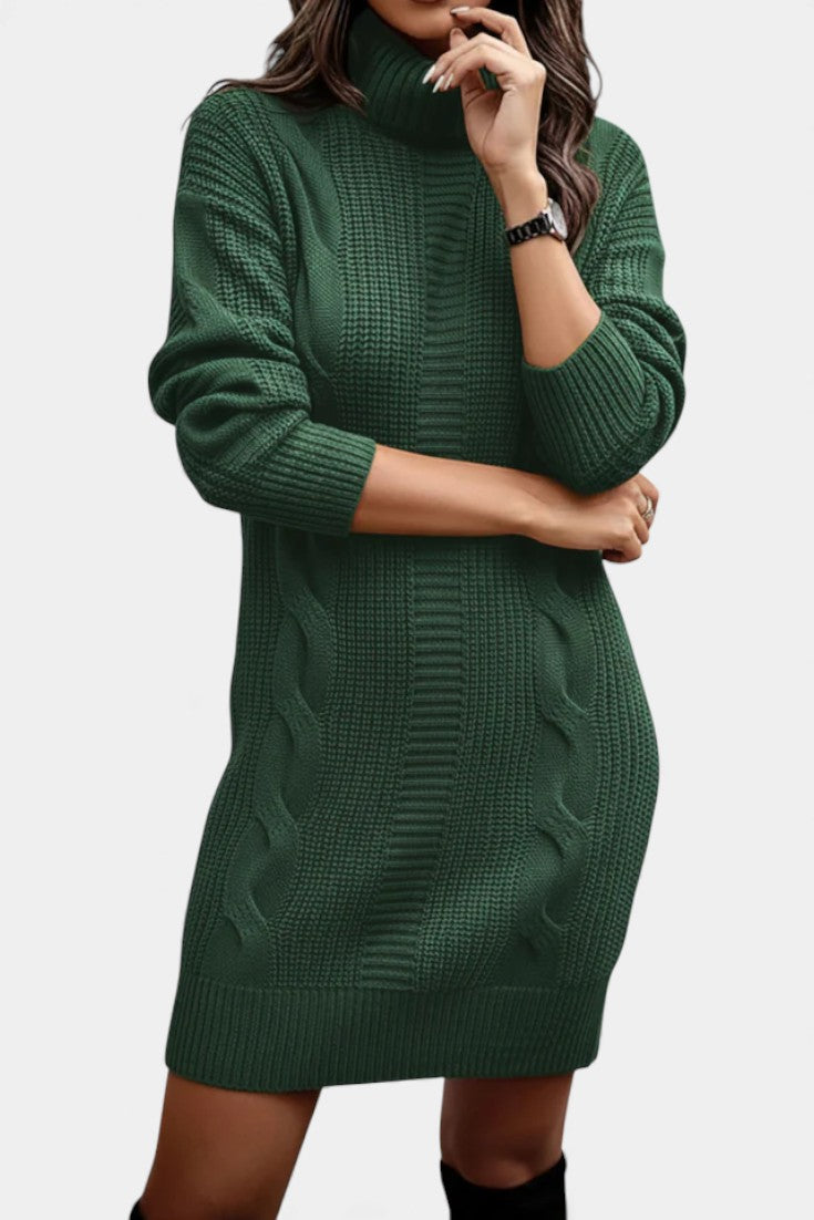 Elinora - Trui Jurk Met Col