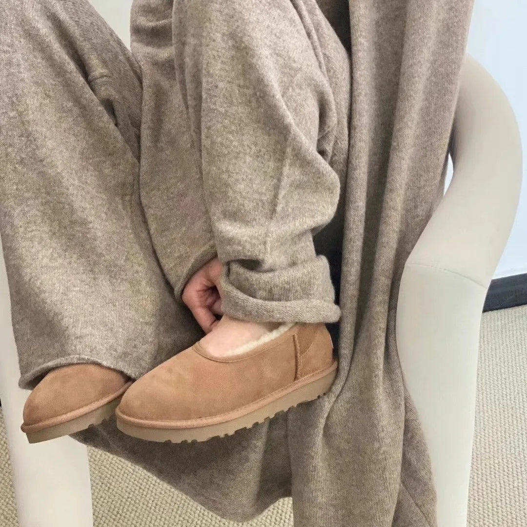Berthe - Zachte en Warme Schoenen van Nep Bont voor Vrouwen