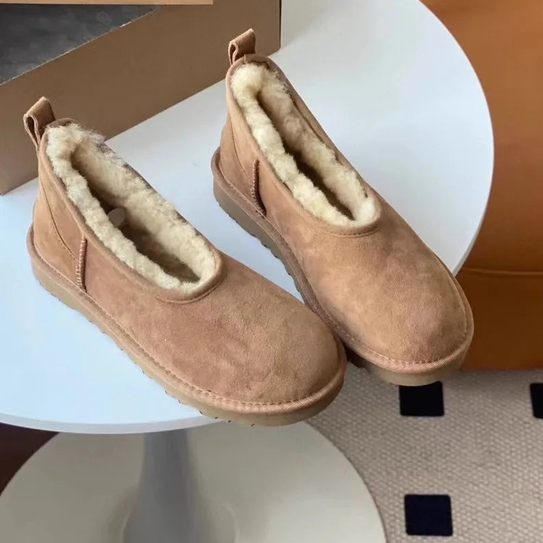 Berthe - Zachte en Warme Schoenen van Nep Bont voor Vrouwen