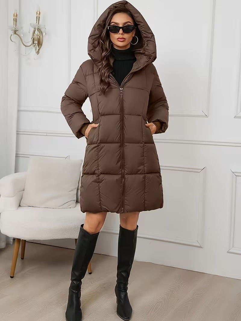 Oralindrea - Lichtgewicht en Elegante Winterjas met Capuchon