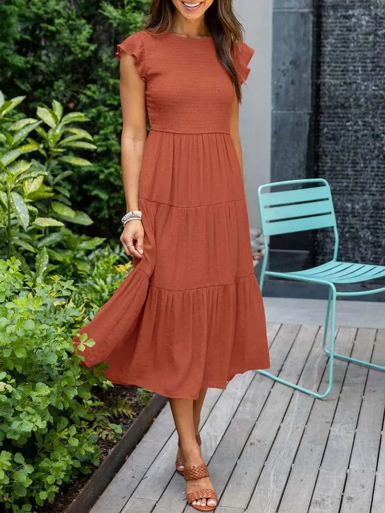 SANDY- COMFORTABELE MAXI JURK