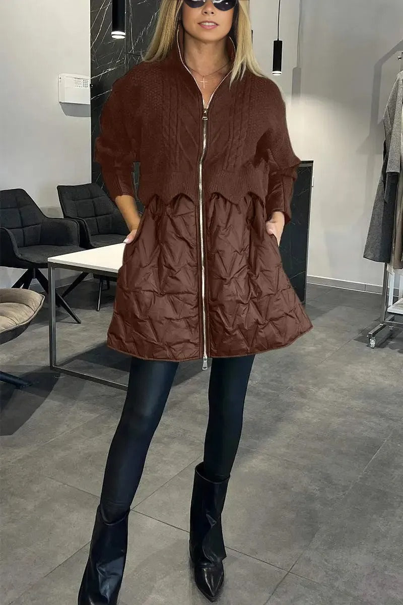 Octavie - Trendy en warm vest met rits