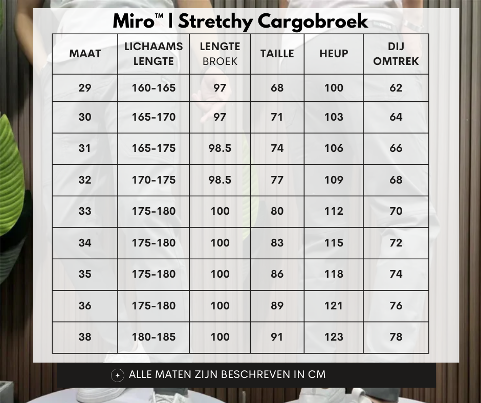 Miro - Stretchy Cargobroek