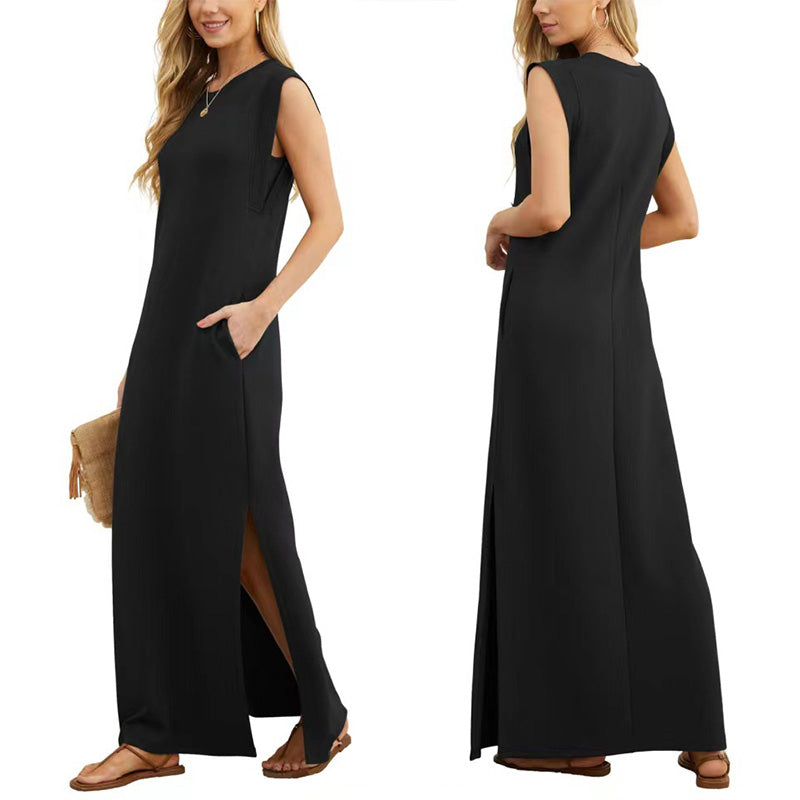 Soline - Mouwloze maxidress voor vrouwen