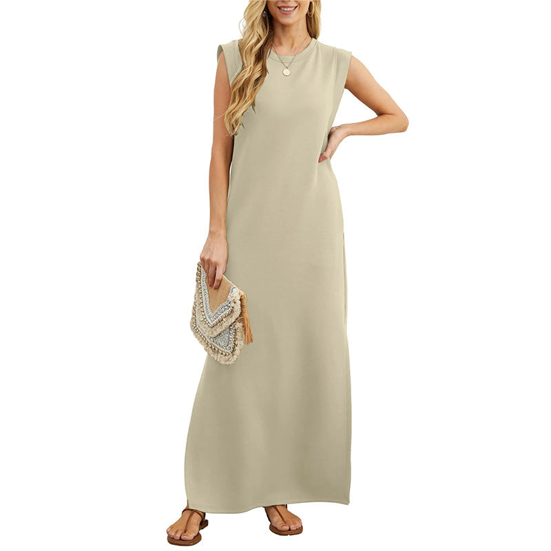 Soline - Mouwloze maxidress voor vrouwen