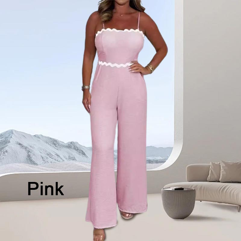 Ismera - Elegante jumpsuit met bandjes en ingebouwde beha